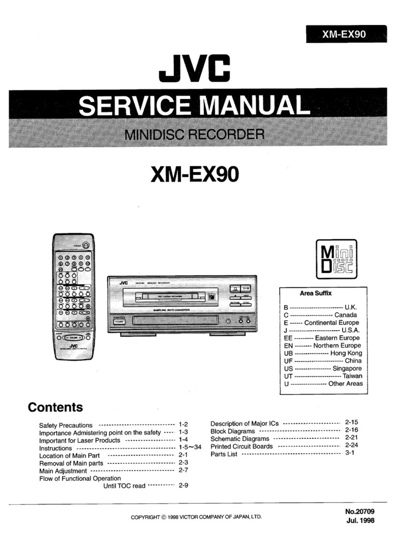 JVC XM-EX90 User manual