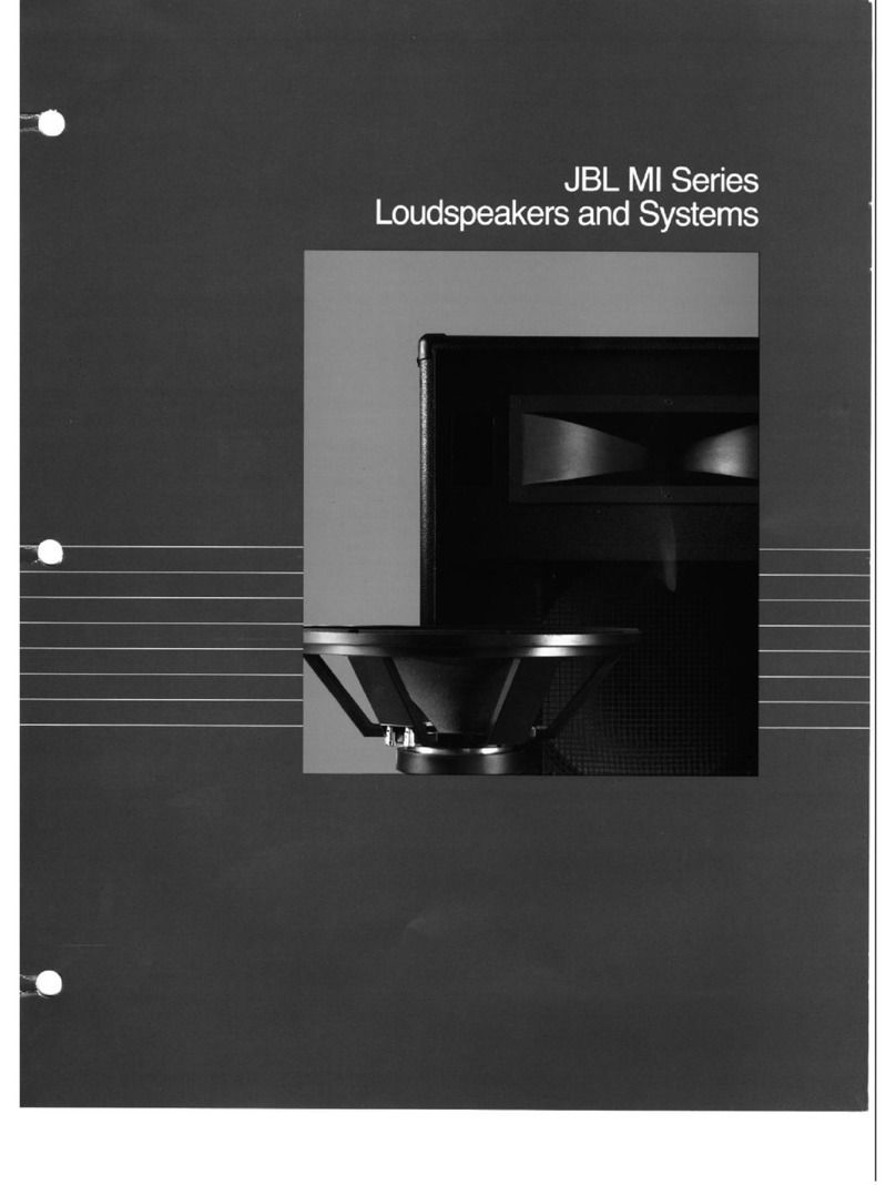 JBL MI-15a User manual