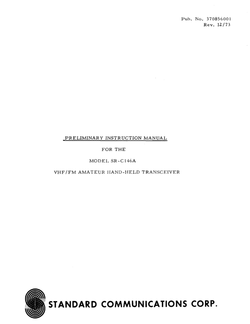 Standard Communications SC-C146A User manual