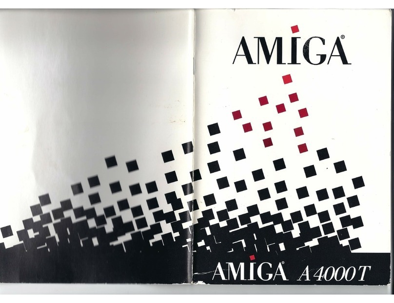 Amiga A 4000 T User manual