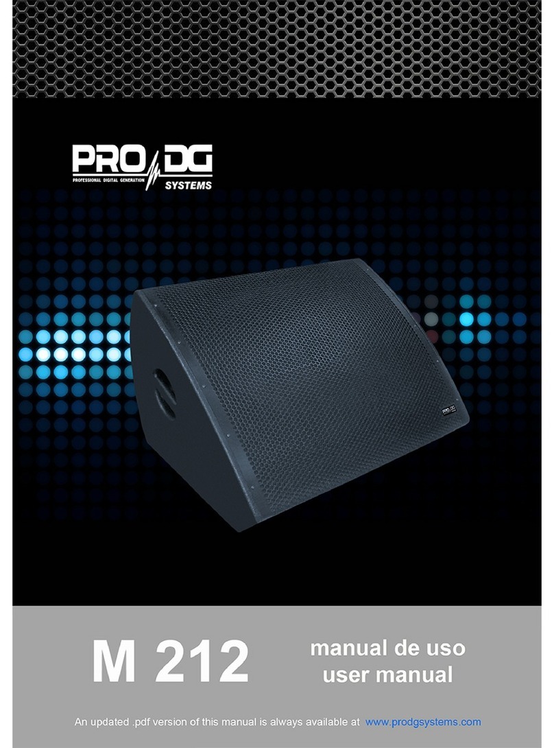 Pro DG Systems M 212 user manual