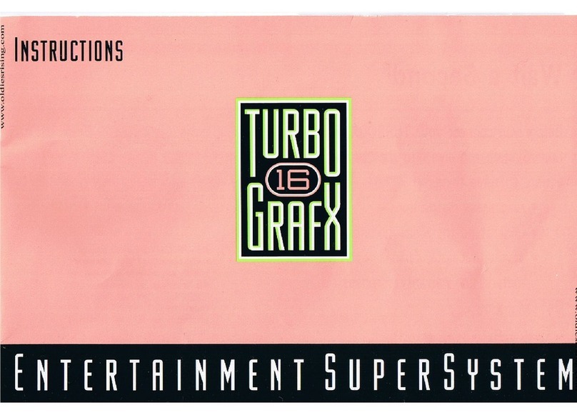 Nippon Electronics HES-TGS-11 TurboGraphX instructions