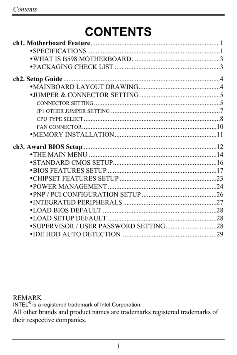 Procomp b598 User manual