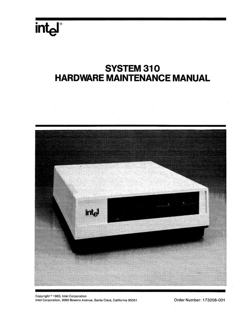 Intel System 310 Owner's manual Intel System 310 Owner's manual