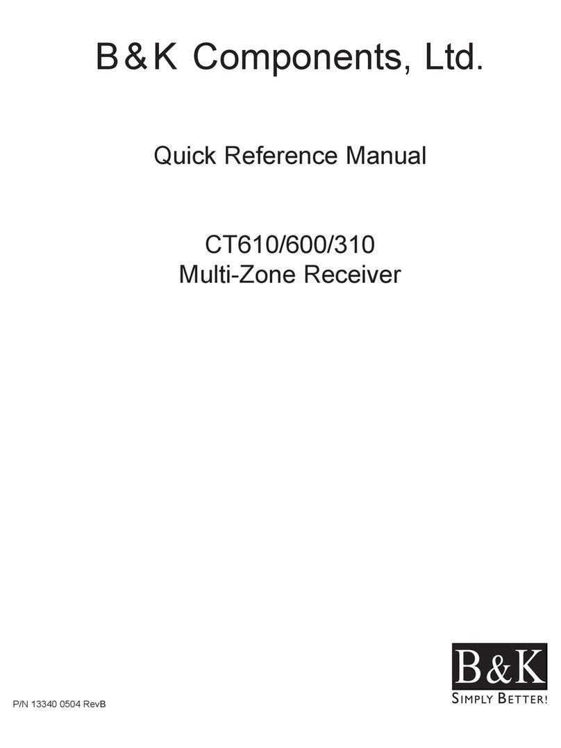 B&K CT610 Service manual