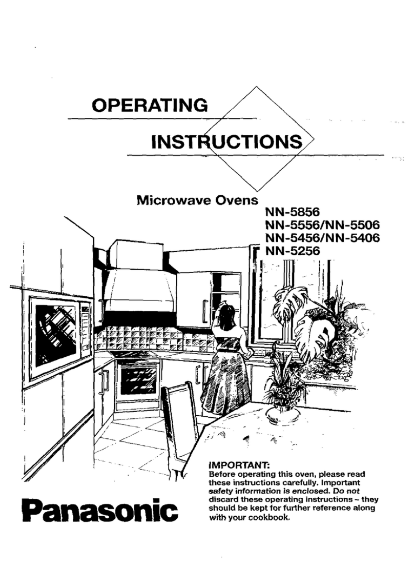 Panasonic NN-5856 operating instructions