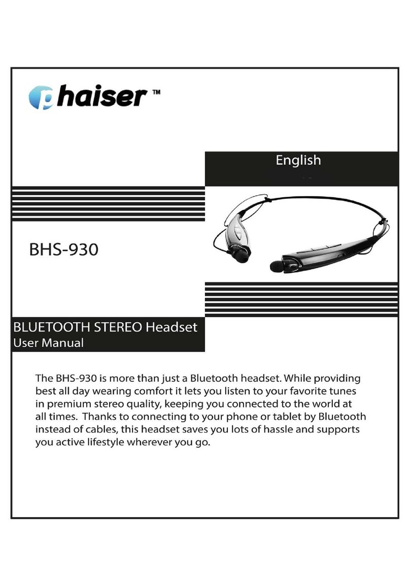 phaiser BHS-930 user manual