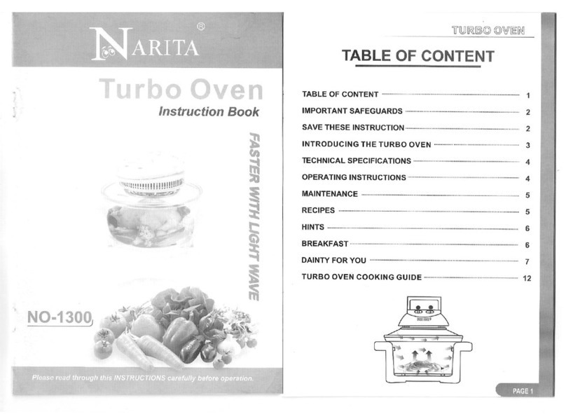 Narita NO-1300 Instruction book