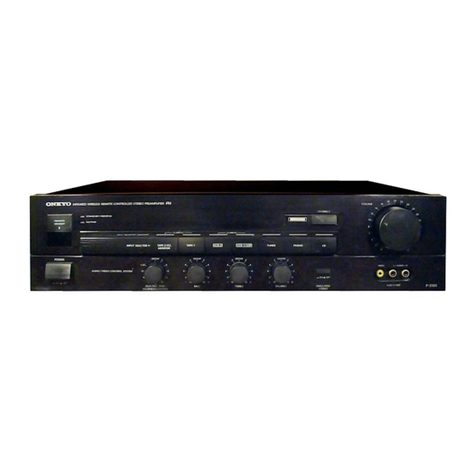 Onkyo P-3160 Service manual