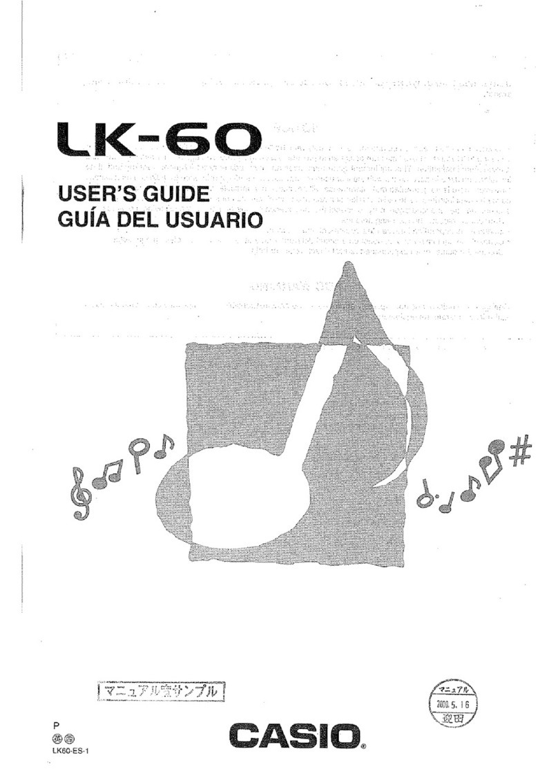 Casio LK-60 User manual