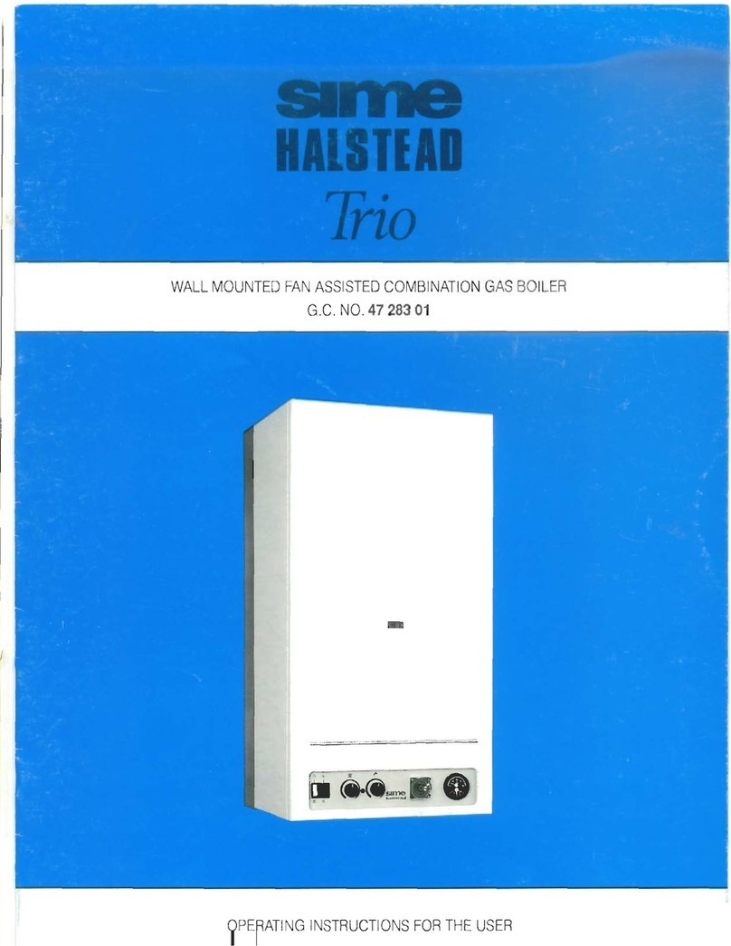 Sime Halsted Trio Combi 30/90 operation instruction