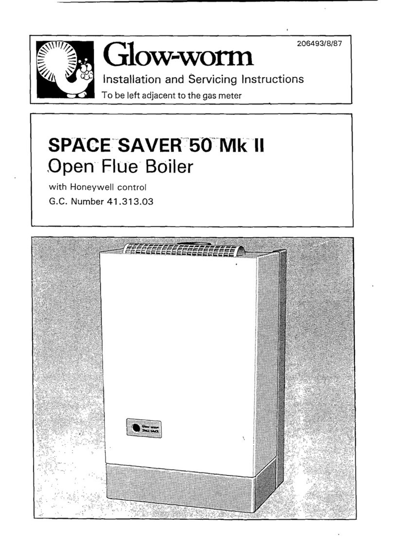 Glowworm Space saver 50 Mk II User guide