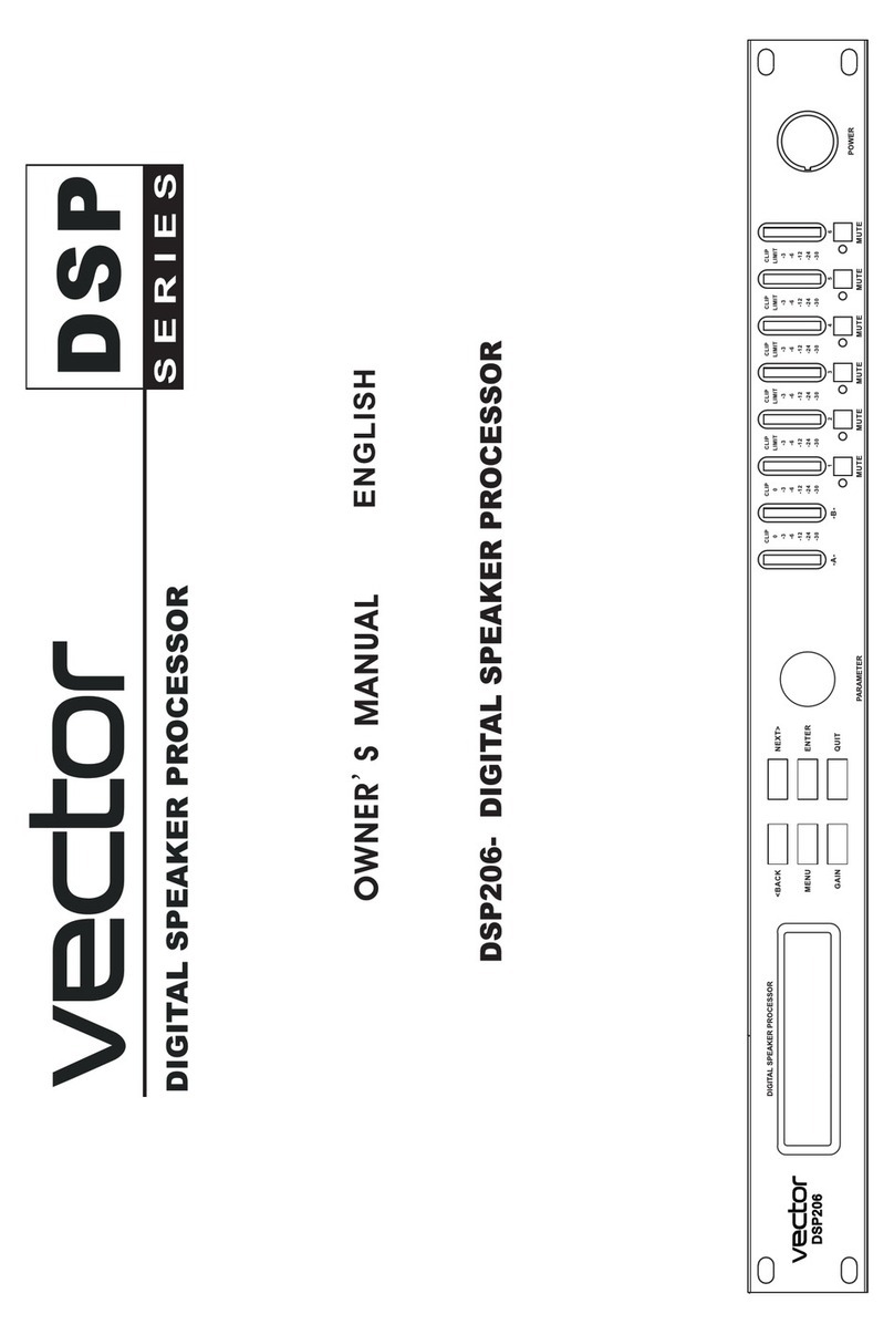 Vector DSP206 owner's manual