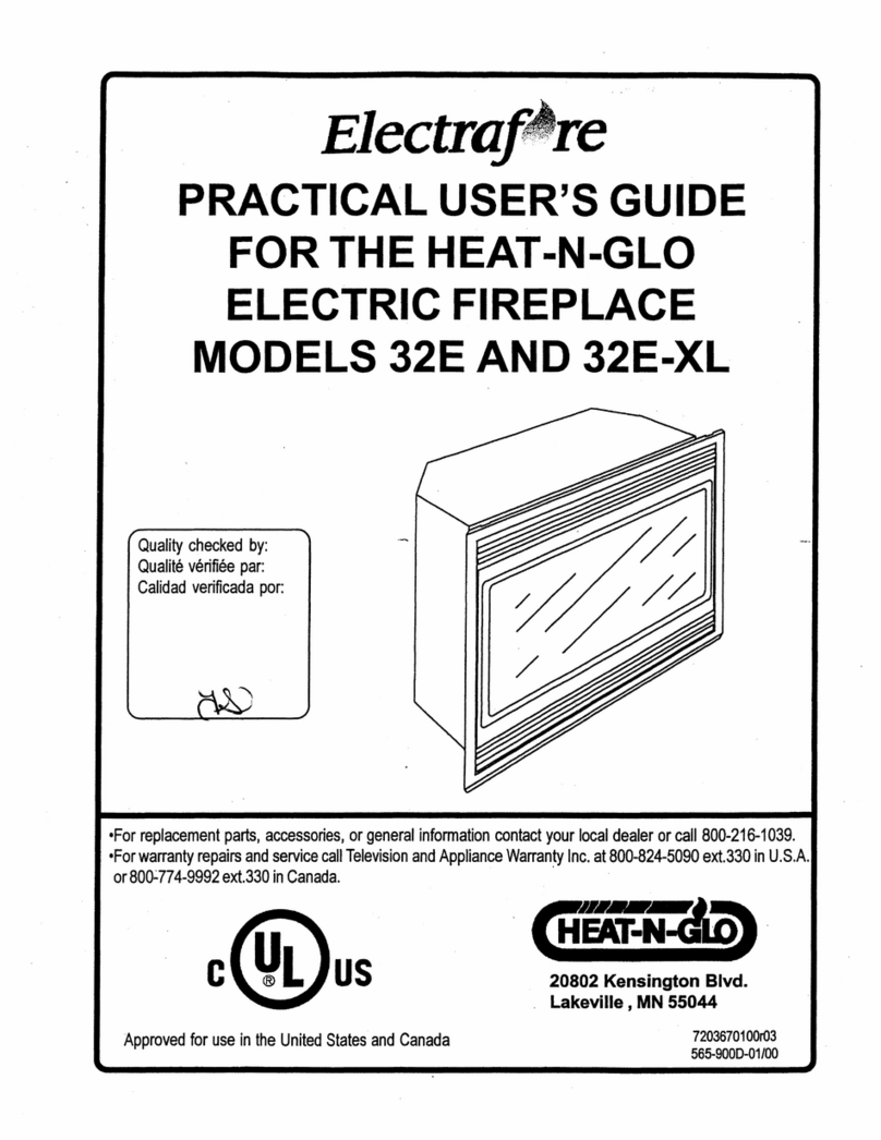 Heat & Glo 32E User manual
