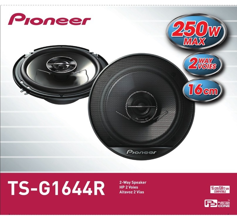Pioneer TS-G1644R operating manual