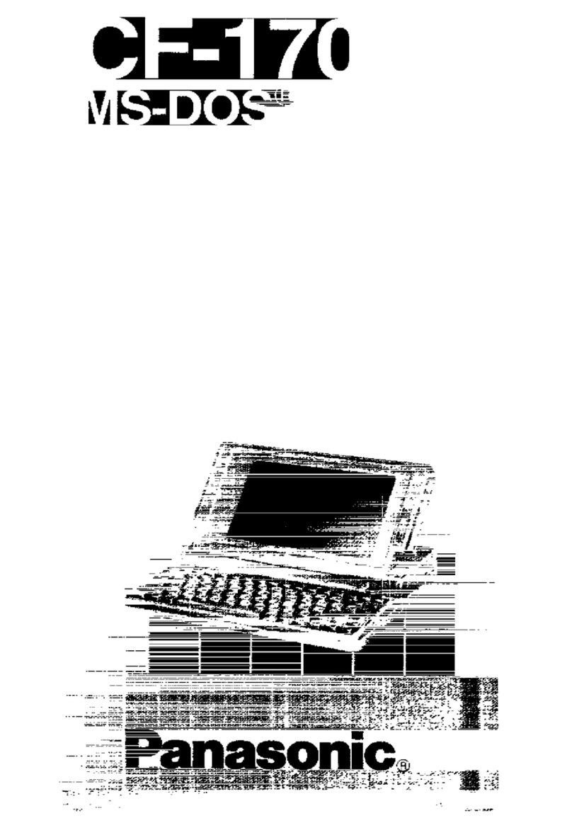 Panasonic CF-170 quick reference