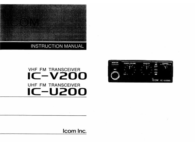 Icom IC-V200 User manual