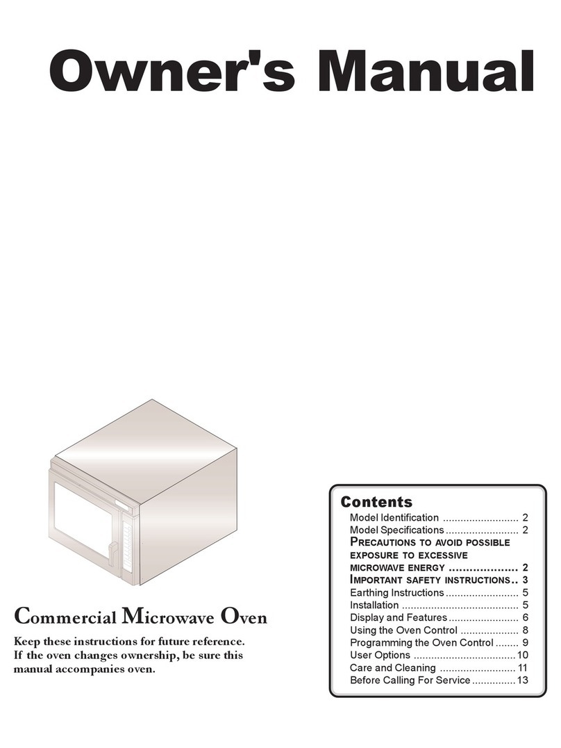 Amana Menumaster RC5KFT2 User manual