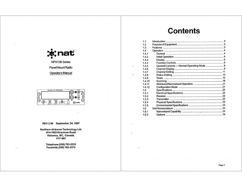 Nat NPX138 Series User manual