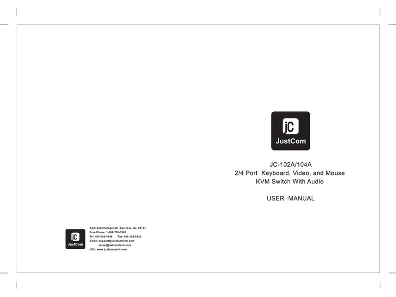 JustCom JC-102A User manual