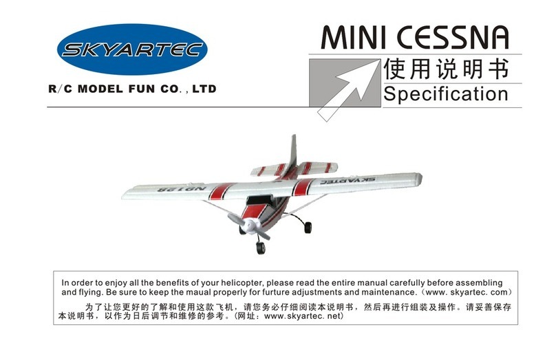 SkyArtec Mini Cessna User manual