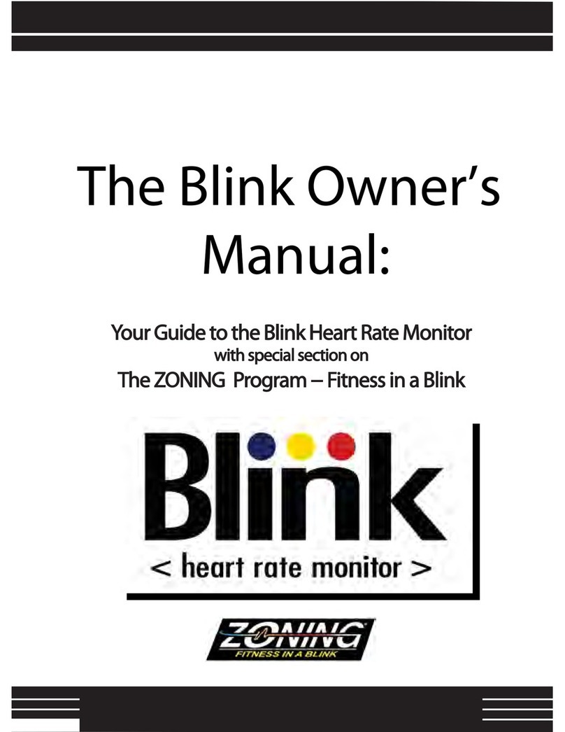 Heart Zones USA Blink 1A owner's manual