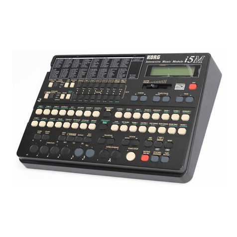 Korg i5M User manual