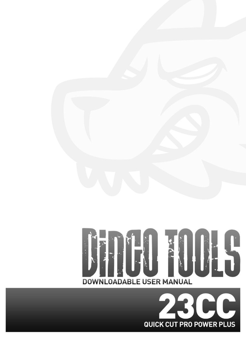 Dingo Tools Quick Cut Pro Power Plus 23CC user manual