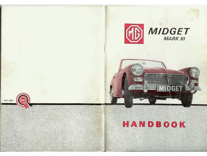 MG 1967 Midget Mark III User manual