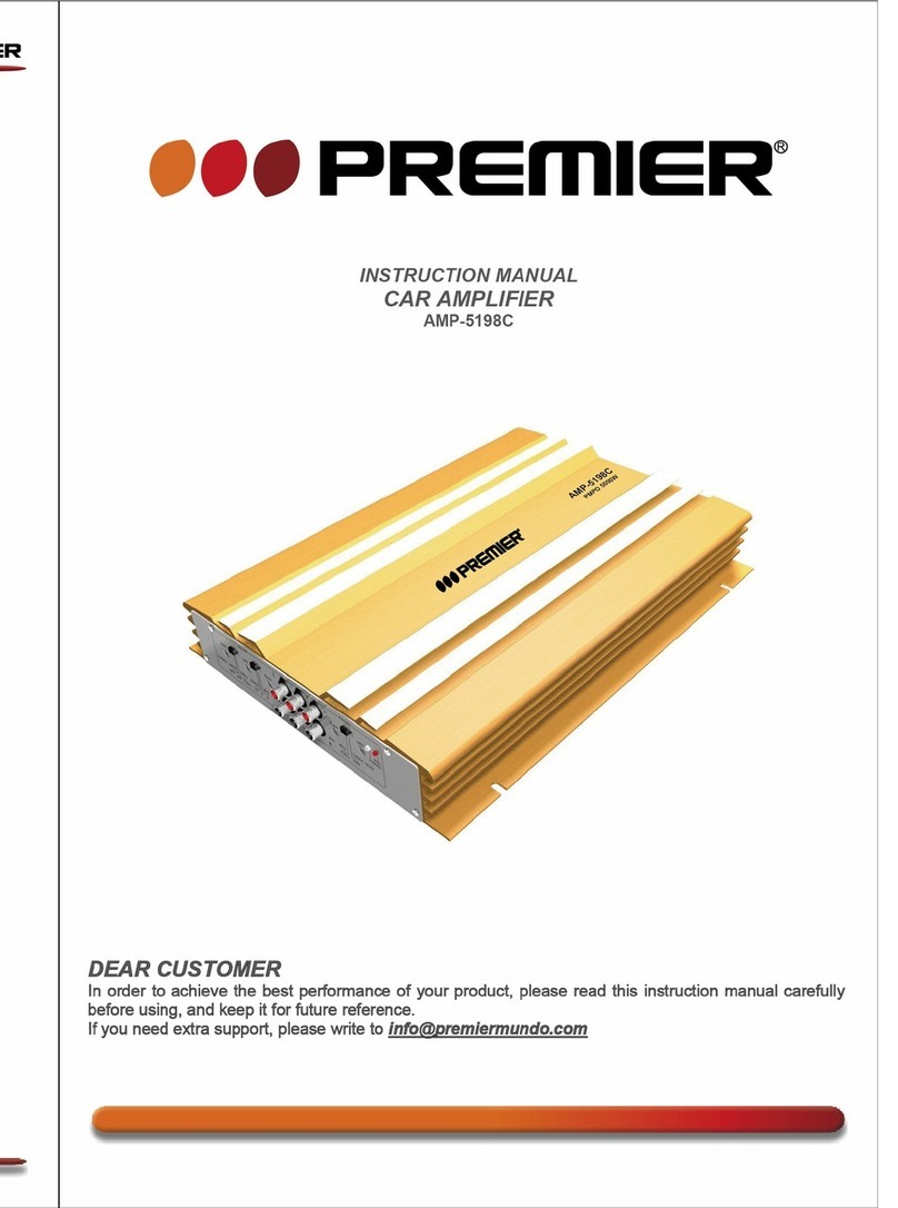 Premier AMP-5198C instruction manual