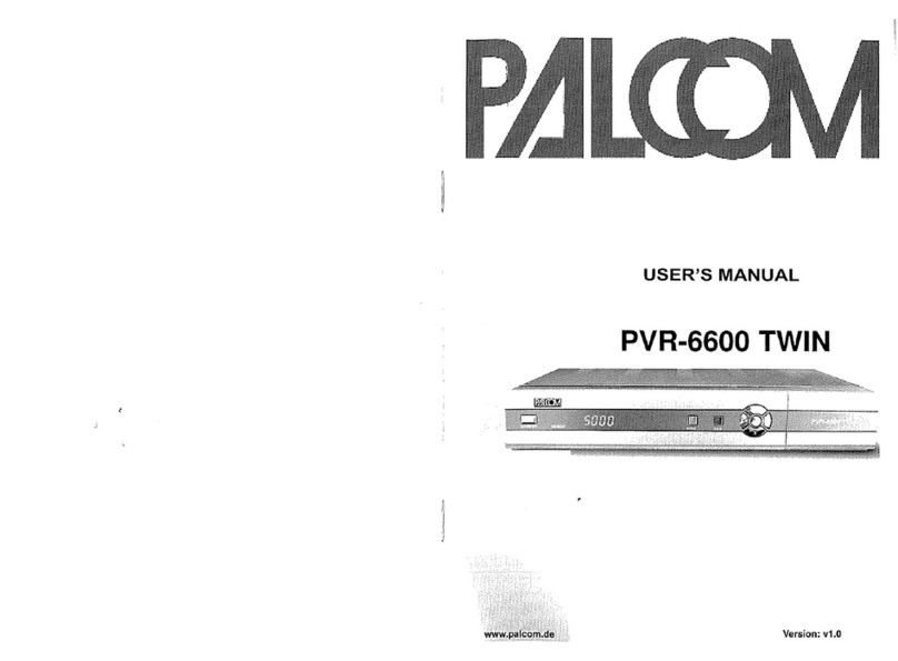Palcom PVR-6600 Twin user manual