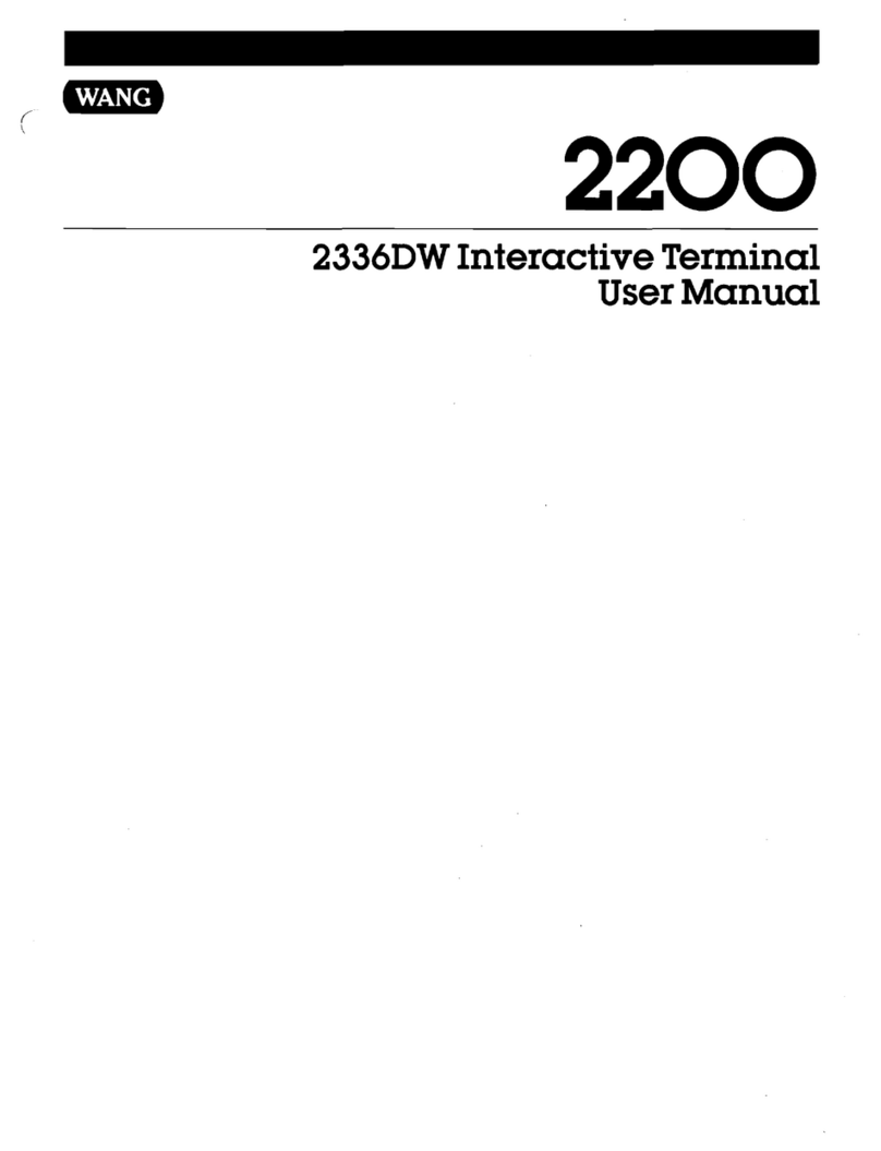 Wang 2336DW user manual