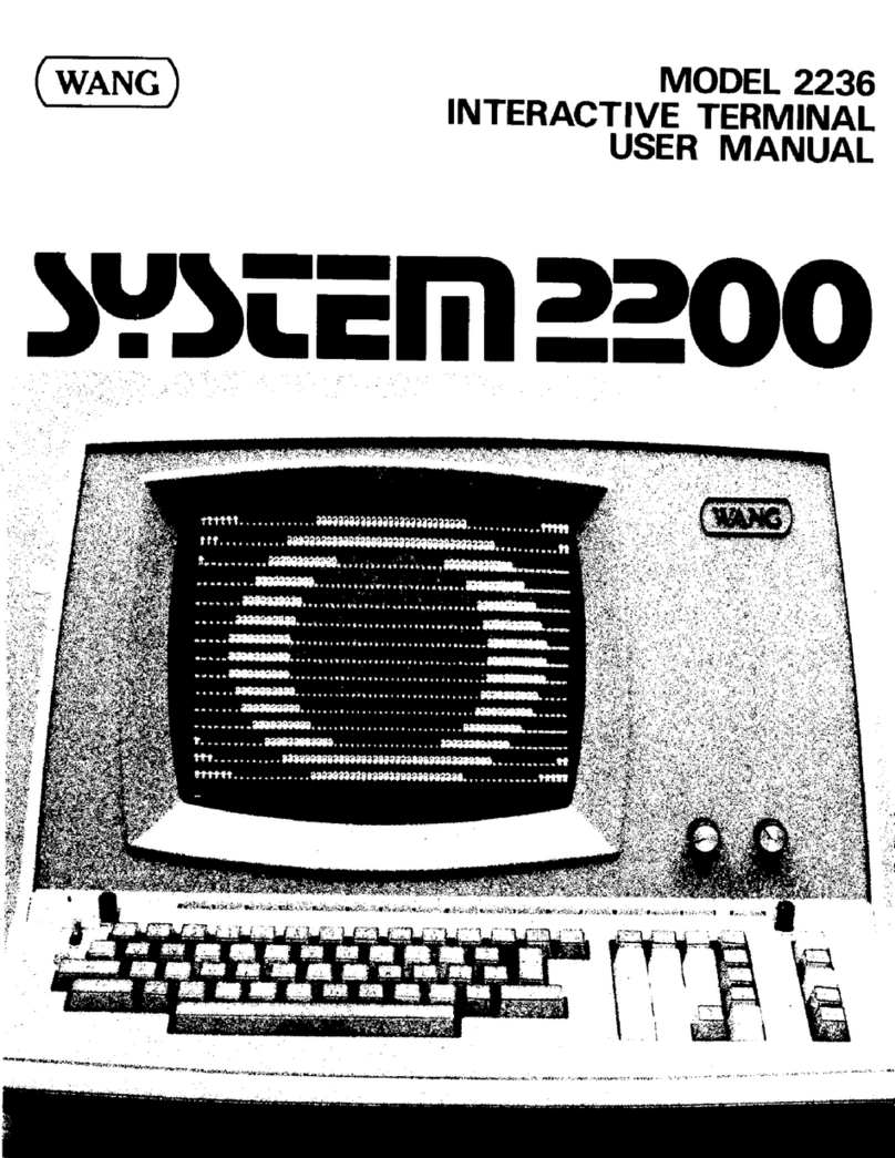 Wang 2236 DE user manual
