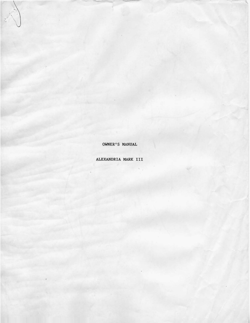 Oracle Alexandria Mark III owner's manual