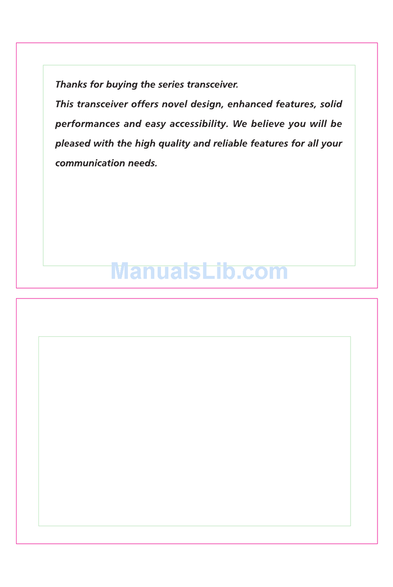 Wouxun kg-689e User manual