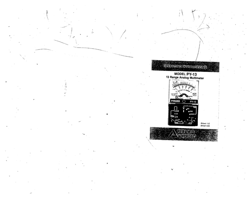 Pyramid PY-13 operating instructions