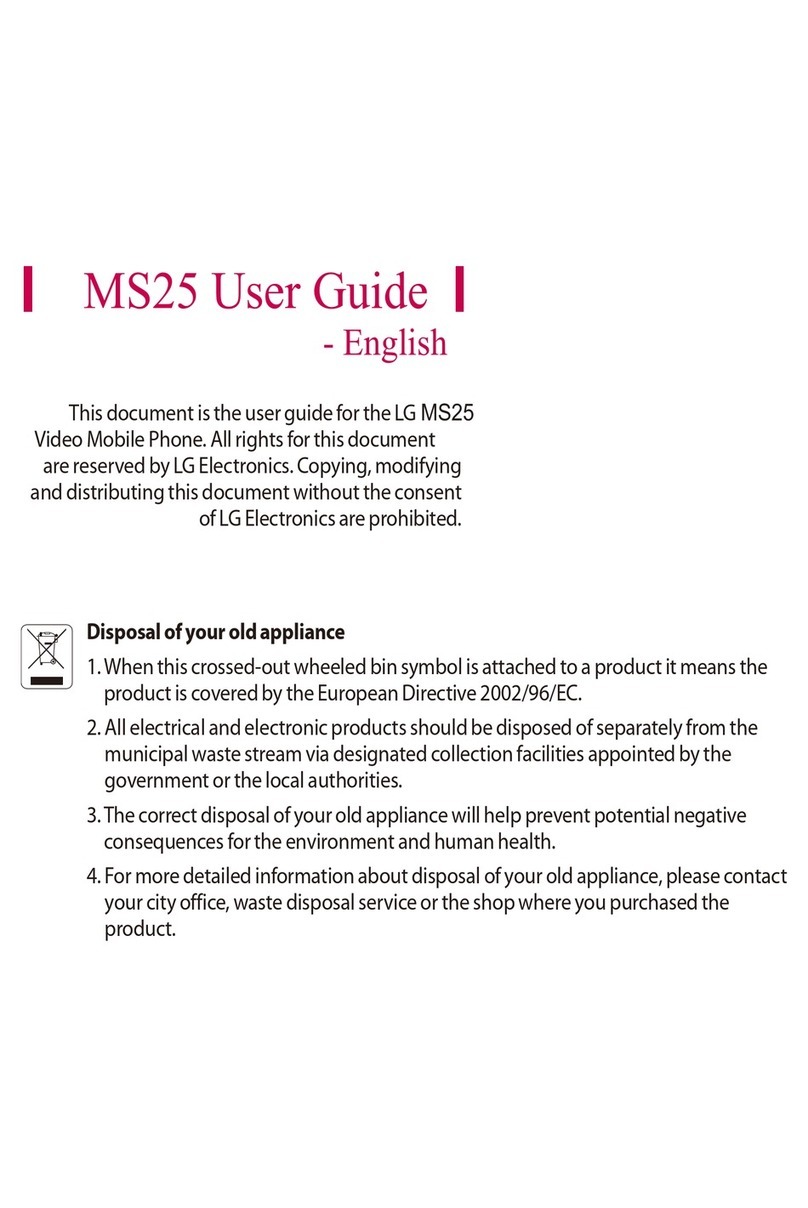 LG MS25 User manual
