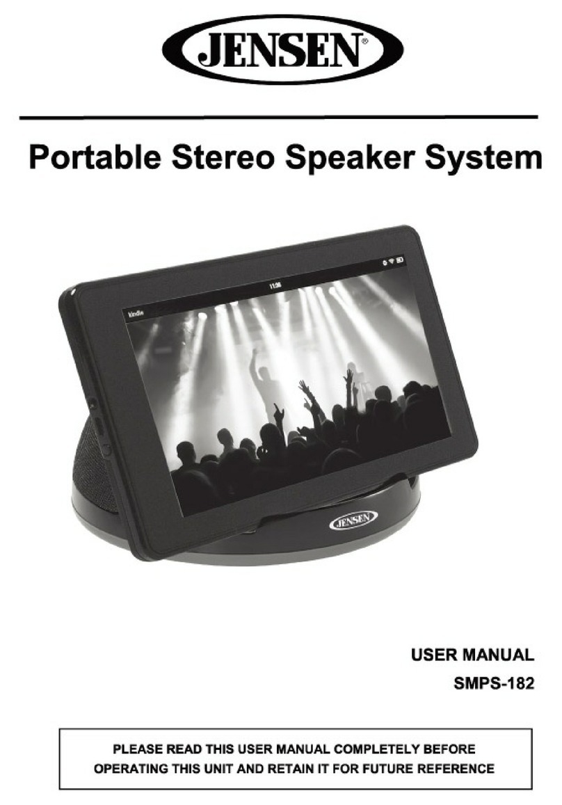 Jensen smps-182 User manual