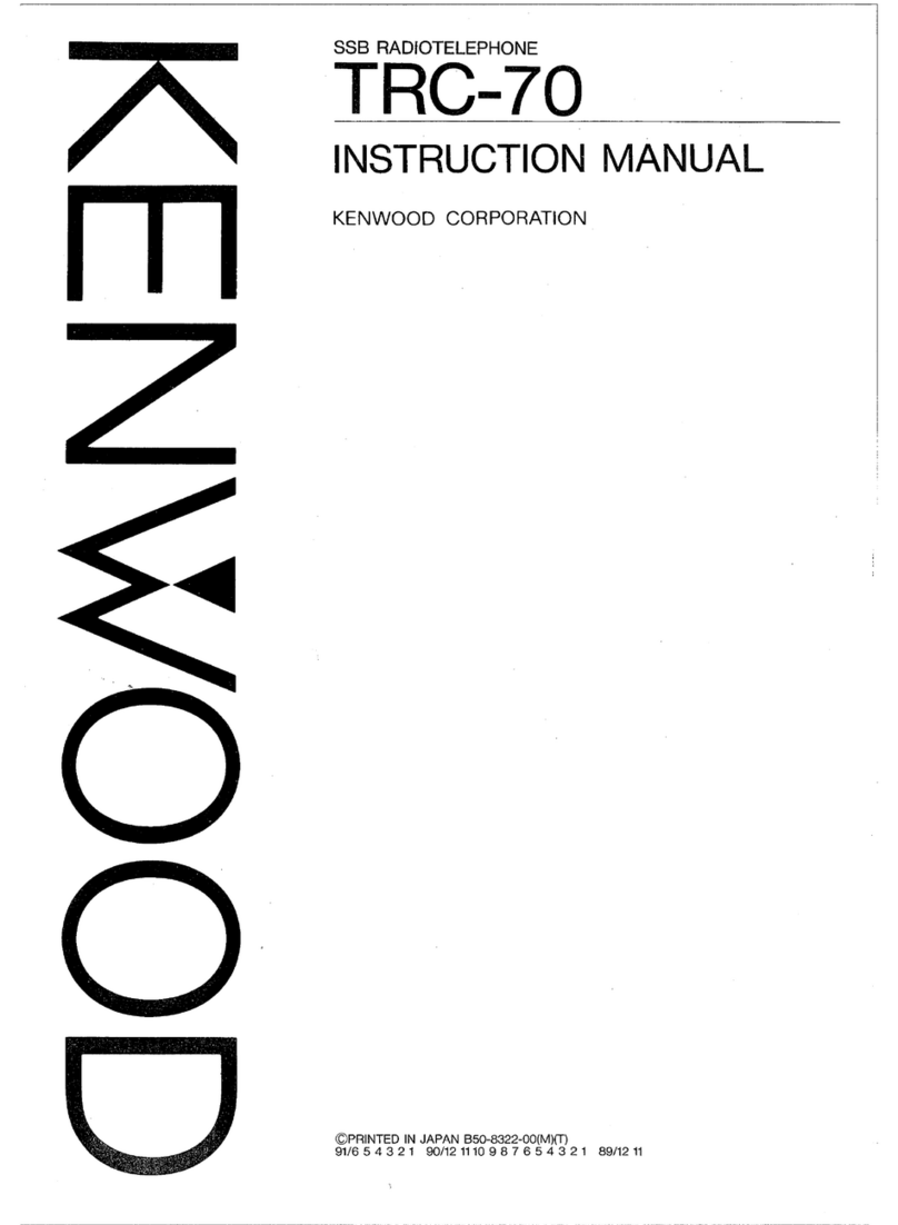 Kenwood TRC-70 instruction manual