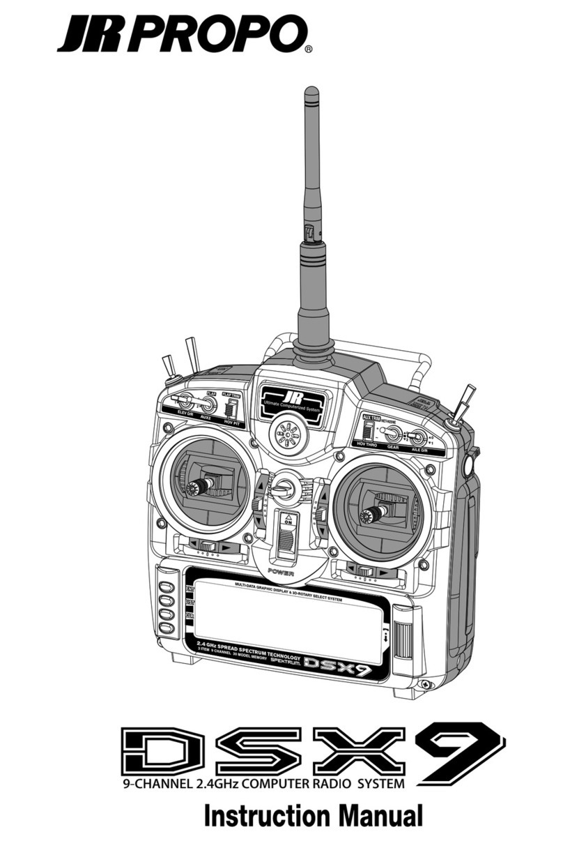 JR ProPo DSX9 instruction manual