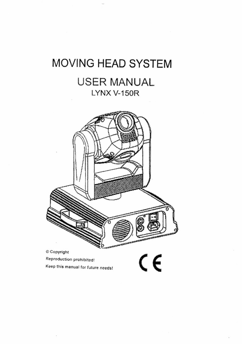Lynx V-150R user manual