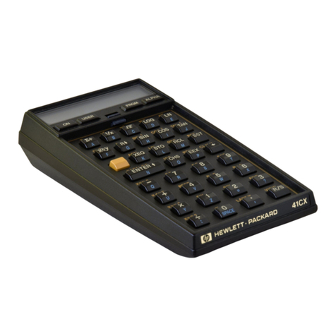 HP HP-41CX User manual
