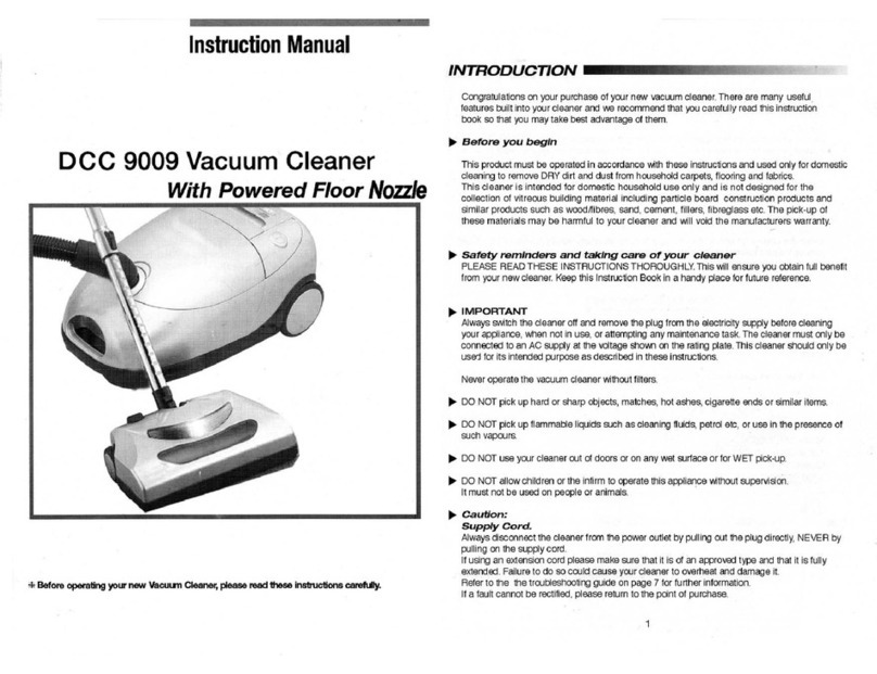 Dust Care Evolution DCC 9009 instruction manual
