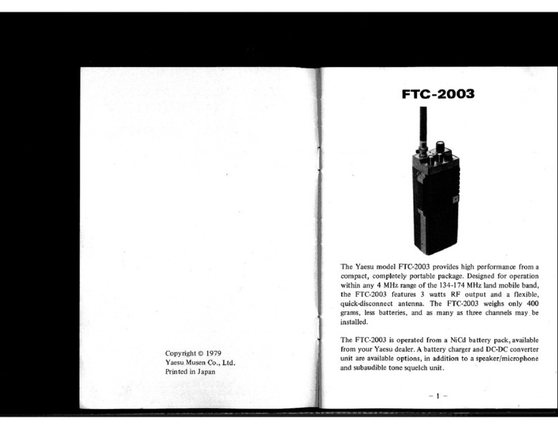 Yaesu FTC-2003 manual