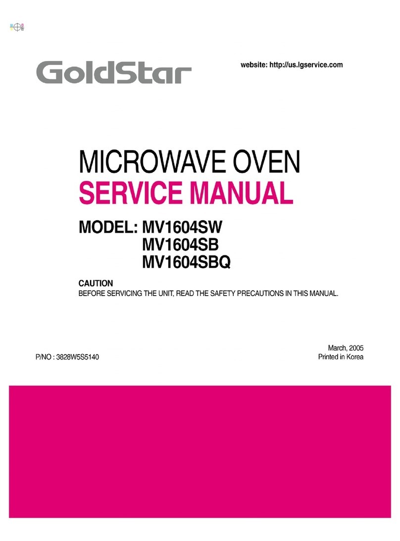 Goldstar MV1604SW Service manual