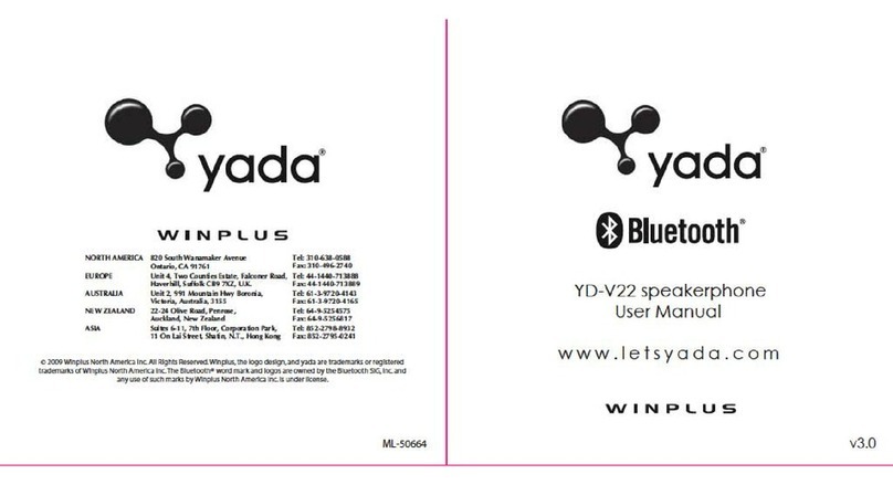 Yada YD-V22 user manual