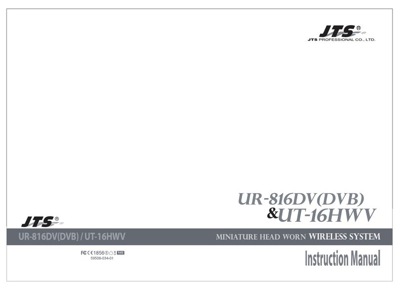 JTS UR-816DV instruction manual