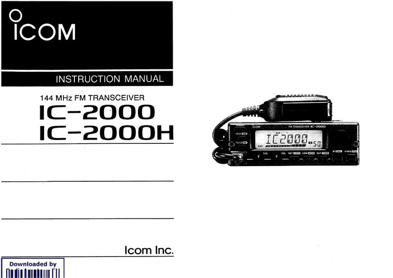 Icom IC-2000 User manual