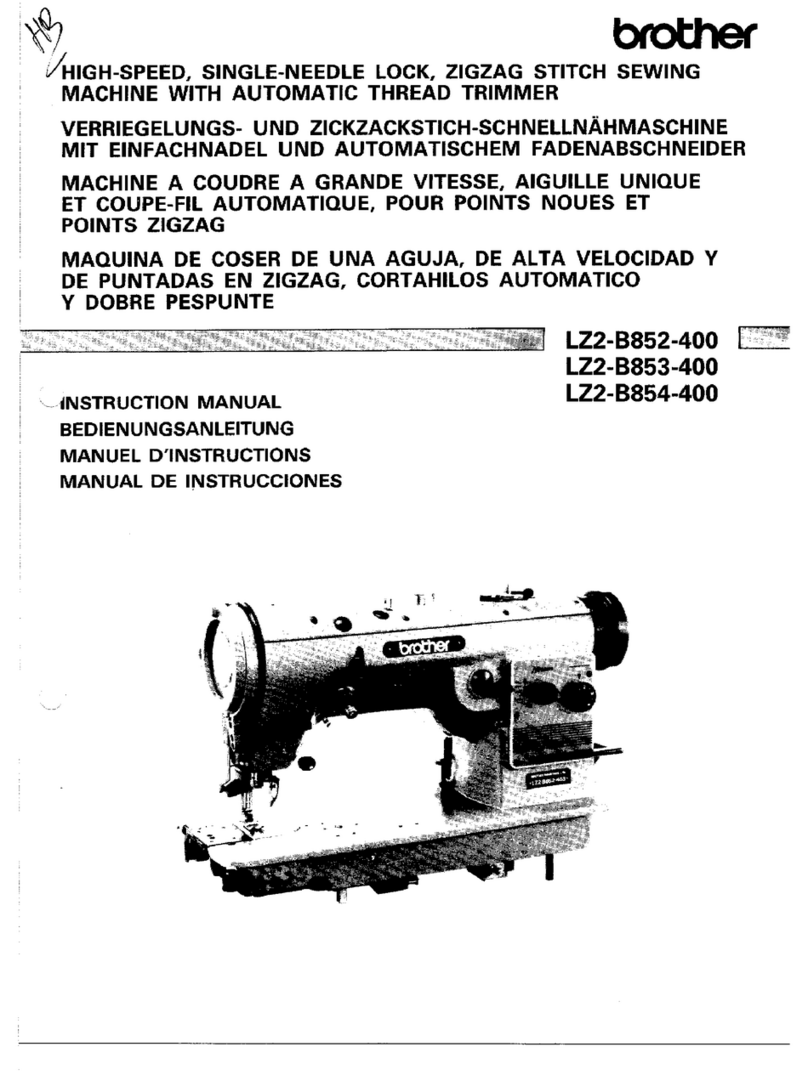 Brother LZ2-B852-400 instruction manual