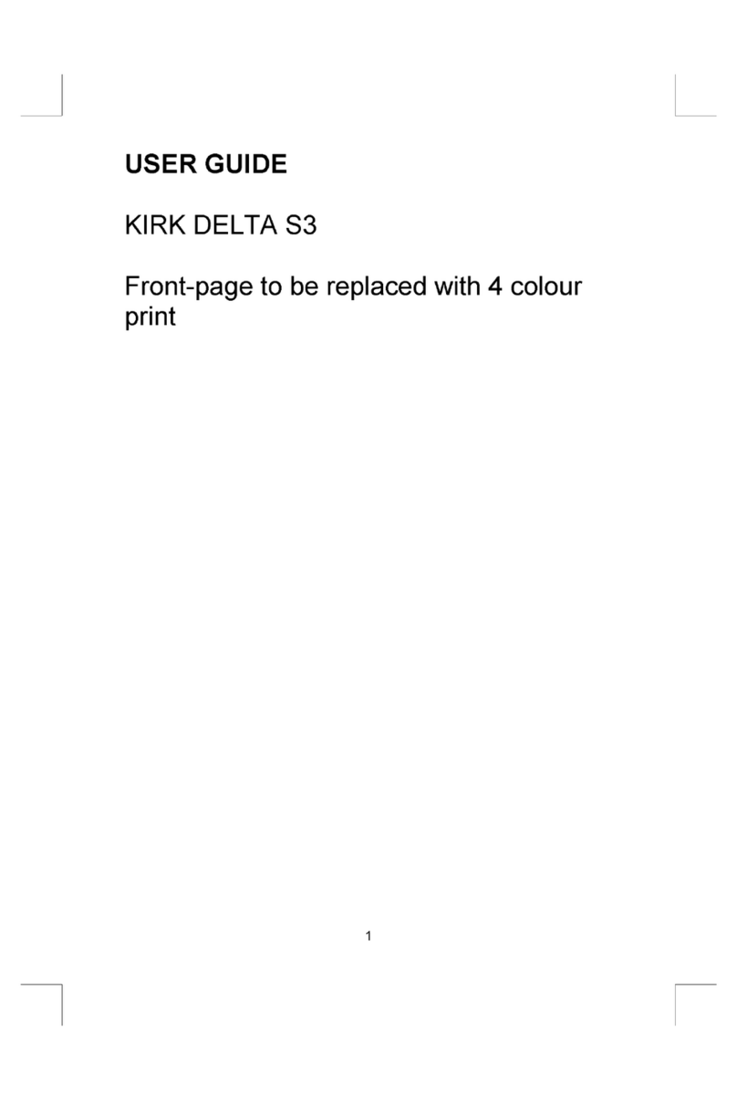 Kirk Delta S3 user guide